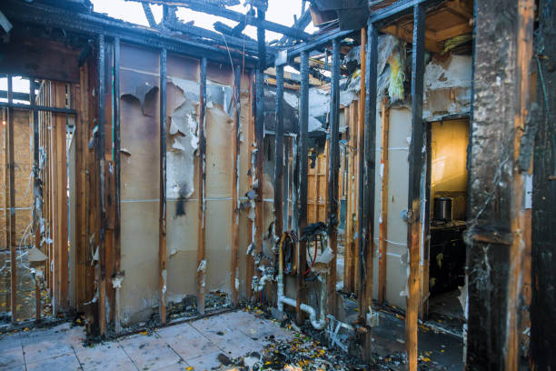 Professional Fire Board Up technician working in Philadelphia, PA